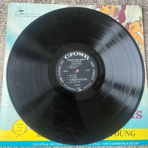 RARE VICTOR YOUNG - AROUND THE WORLD IN 80 DAYS LP SOUNDTRACK VINYL RECORD - Picture 6 of 7